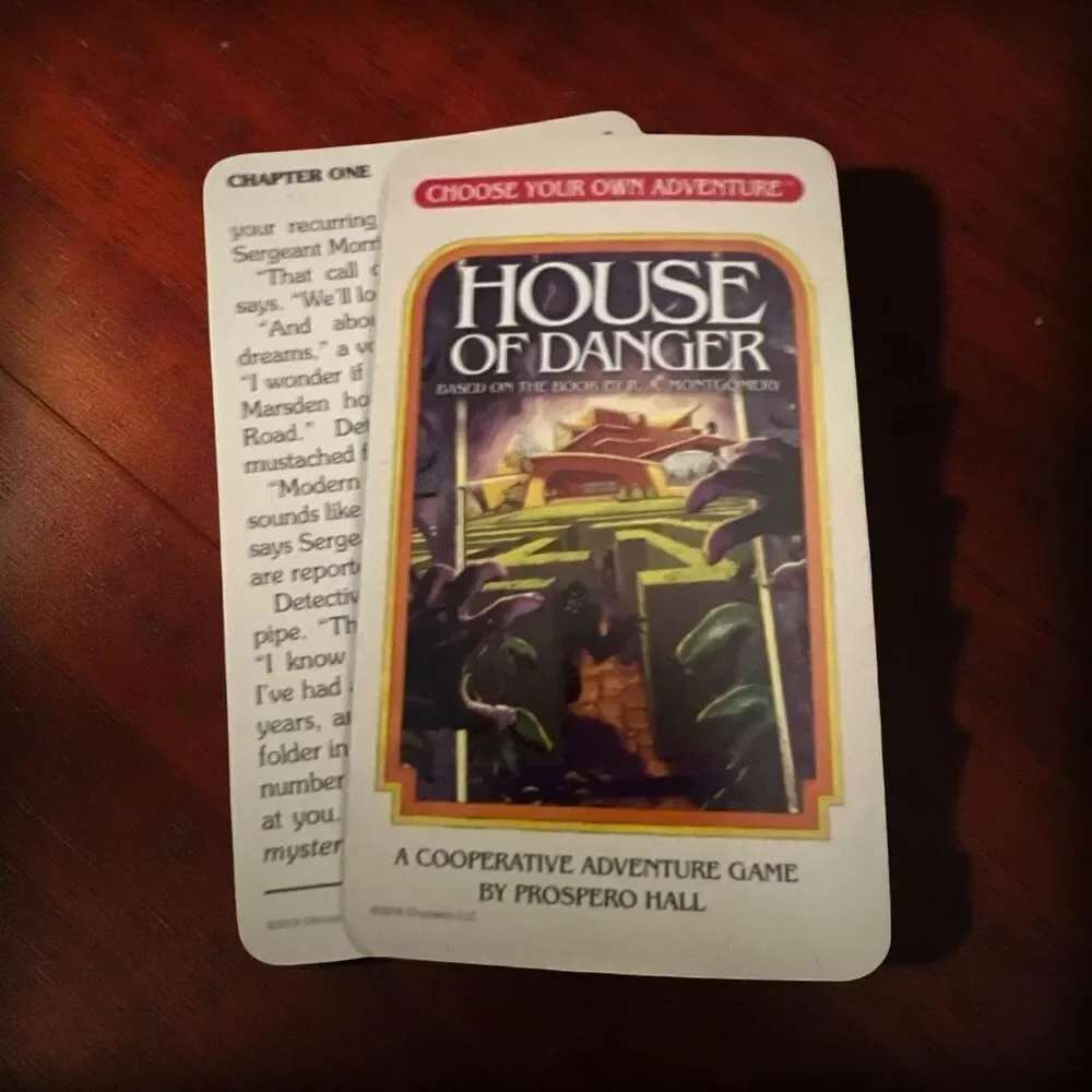 2018 Z Man House of Danger Card Game COMPLETE